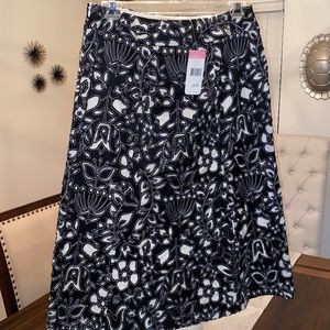 Sigrid Olsen black mix skirt